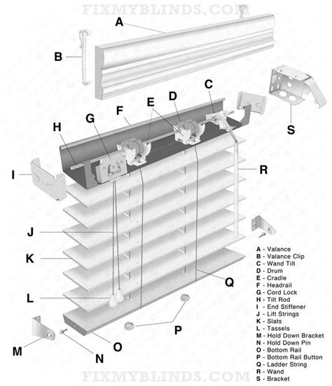 Best 46 Blind Repair Diagrams And Visuals Images On Pinterest Blind