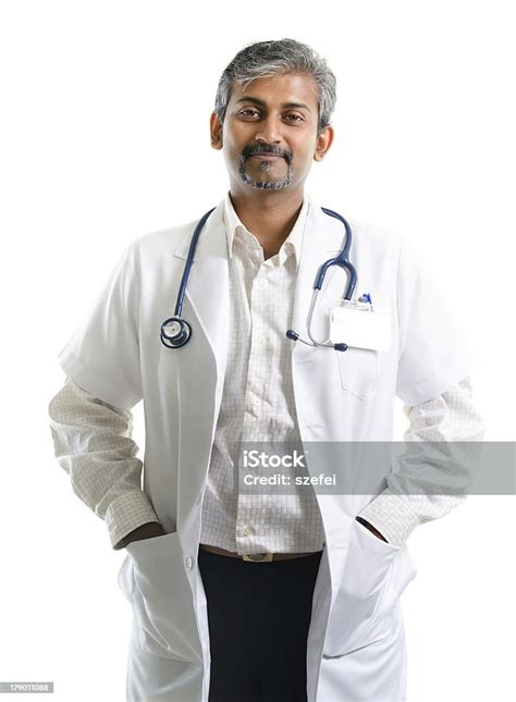 Indian Doctor Stock Photo Download Image Now Doctor White