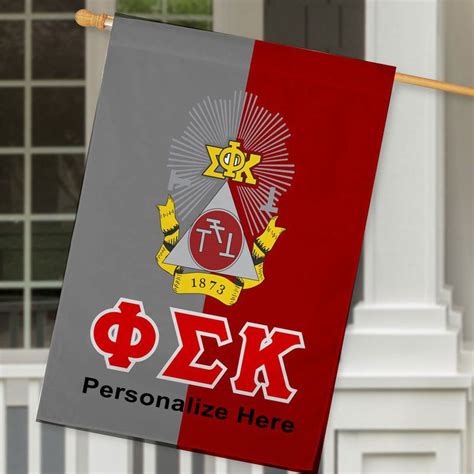 Phi Sigma Kappa Crest House Flag Sale 4999 Greek Gear®