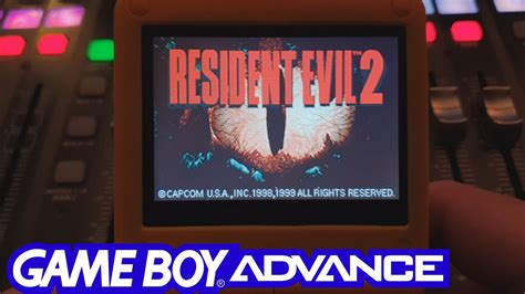 Resident Evil 2 On Gameboy Advance Gba Youtube