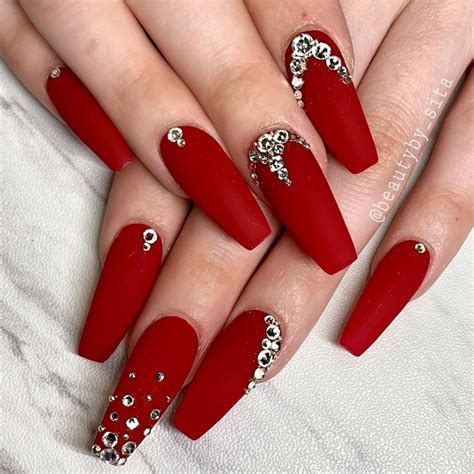 Nail Art L Glamour L Fashion On Instagram Red Stylish Follow