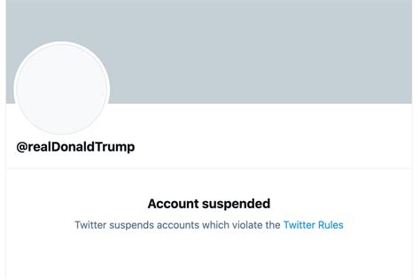 Trumps Twitter Account Permanently Suspended The New York Times