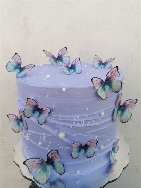Vibrant And Colorful Butterfly Cake Decorations For A Spring Celebration