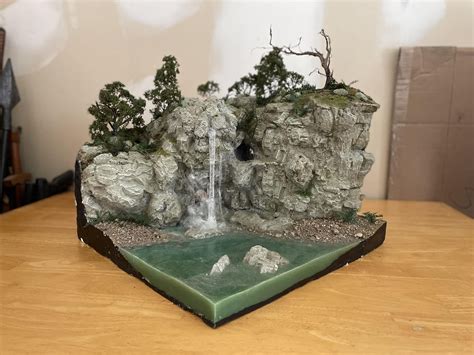 Waterfall Diorama 9 Steps With Pictures Instructables