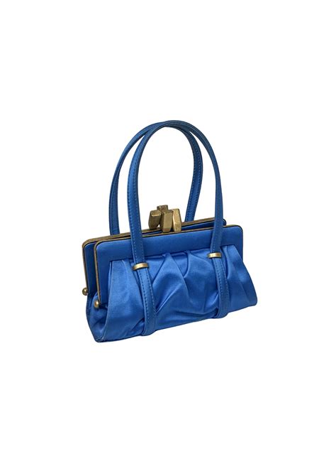 Chloé Blue Satin Bag