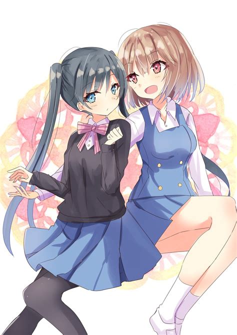 Komichi Aya And Inokuma Youko Kin Iro Mosaic Drawn By Hizaka Danbooru