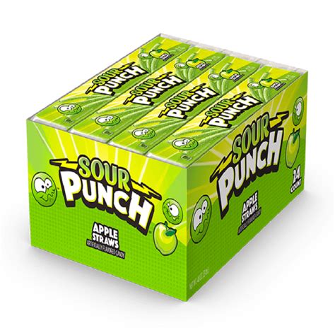 Sour Punch Apple Straws Sour Candy Online Bulk Candy Store