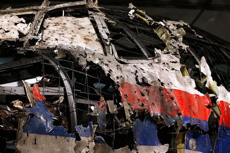 Mh17 Plane Reconstructed From Fragments Of Wreckage Recovered From