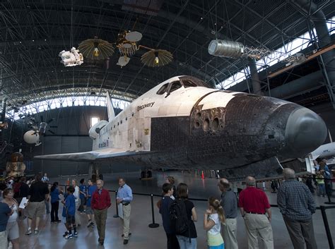 Discovery has the distinction of being chosen as the. Space Shuttle Discovery on Display | National Air and ...
