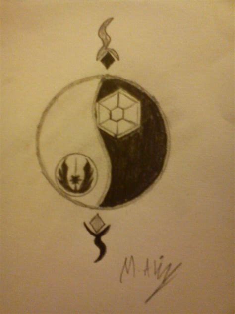 Star Wars Ying Yang By Antichrist10 On Deviantart