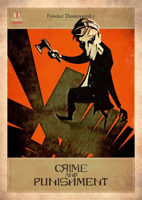 Crime And Punishment Un Official Vintage Style Novel Art Etsy