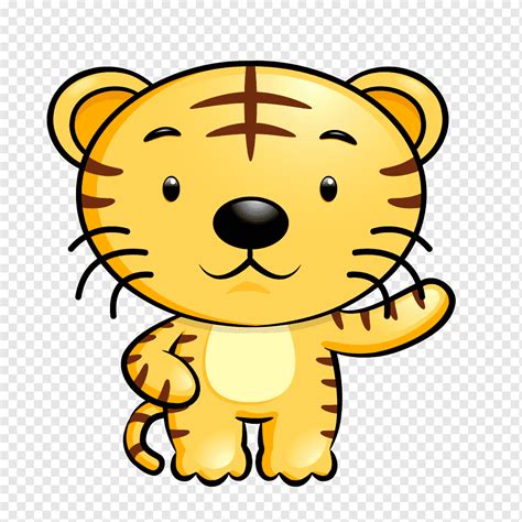 Tiger Chinese Zodiac Kelinci Rat Kartun Harimau Karakter Kartun