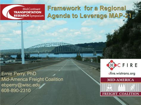 Ernie Perry Phd Mid America Freight Coalition 608 890 2310