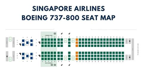 Boeing 737 800 Seat Map With Airline Configuration