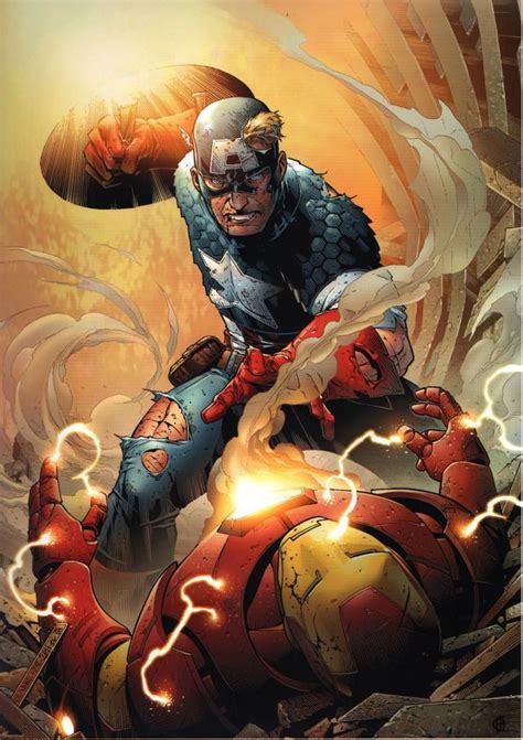 Marvel Captain America Ms Marvel Iron Man Vs Captain America Marvel