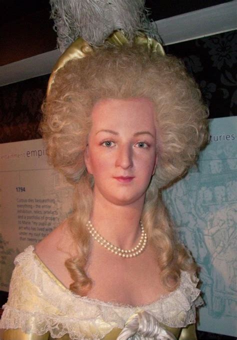 Accurate Wax Recreation Of Marie Antoinette At Madame Tussauds Also