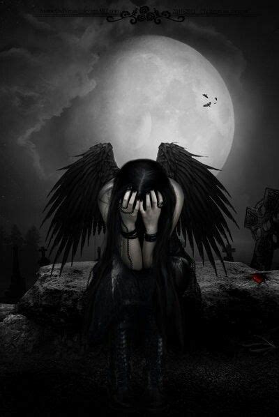 Pin By Karen Obrien On Moon Dark Gothic Art Dark Angel Fallen Angel