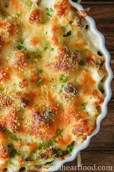 I also added three tablespoons of no sugar sweet relish because my husband simply believes that should be in everything from chicken. Broccoli Cauliflower Bake (vegetable au gratin) | Girl Heart Food
