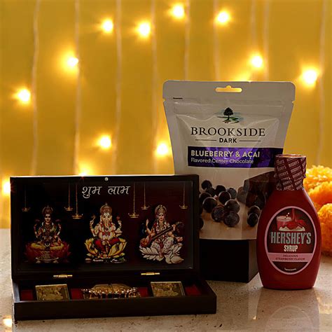 Buysend Diwali Pooja Box And Delicious Treats Online Ferns N Petals