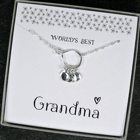 Including plenty of options under $50. Personalized Grandma Necklace, Birthday, Mothers Day ...