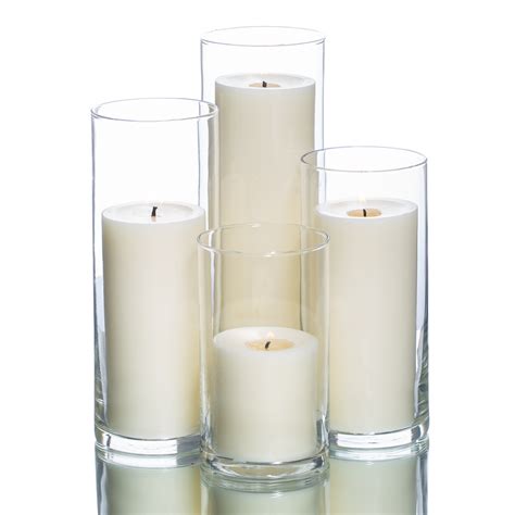 Eastland Cylinders And Richland Pillar Candles Set Of 48 Save On Crafts Pillar Candle