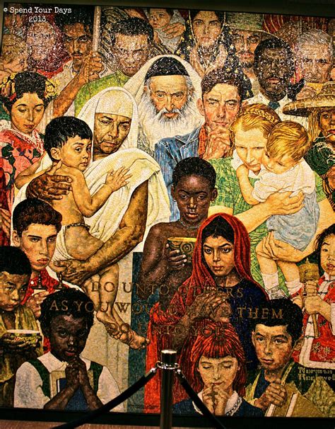 United Nations Norman Rockwell Mosaic New York United Nations