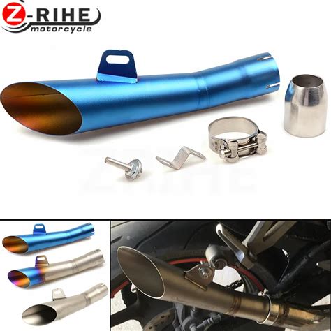 For Universal 36 51mm Motorcycle Accessories Cnc Exhaust Stainless