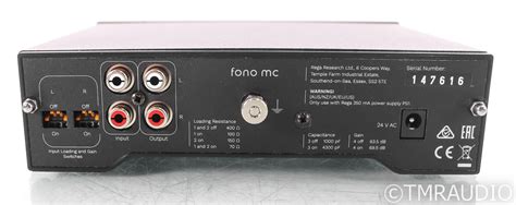 Rega Fono Mc Phono Preamplifier Moving Coil Open Box Sold The