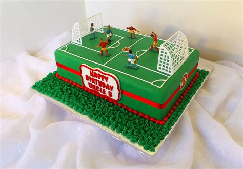 Soccer Field Shaped Birthday Cake Soccer Birthday Cakes Soccer Cake