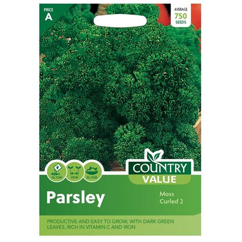 Buy Country Value Parsley Moss Curled 2 Seeds Online At Cherry Lane