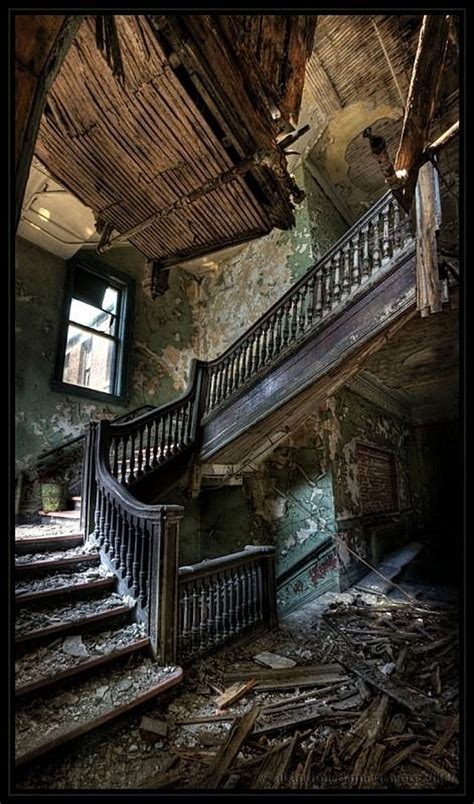 Great Scary Footage OF Staircase From Abandoned Asylum Https Kidmagz Com Scary Footage