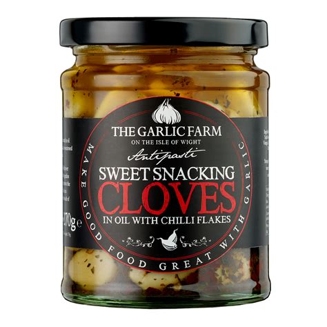 Sweet Snacking Cloves With Chilli The Garlic Farm Uk Isle Of Wight