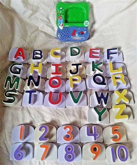 Leap Frog Fridge Phonics And Numbers Magnetic Complete Set 26 Letters