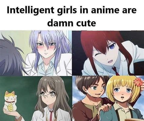 Intelligent Girls In Anime Are Damn Cute 9gag