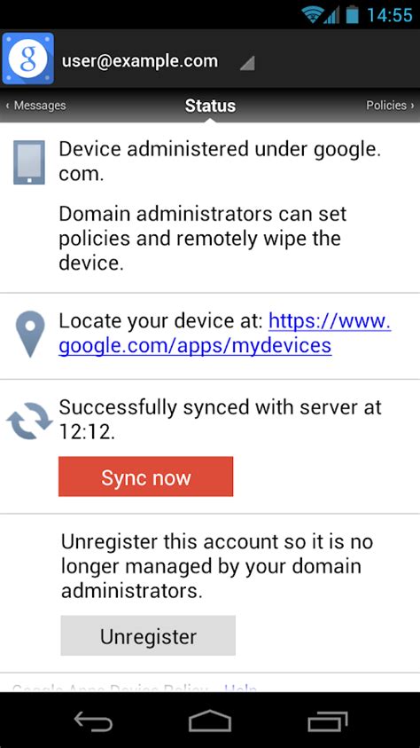 Your privacy is important to us, too. Google Apps Device Policy - Android Apps on Google Play