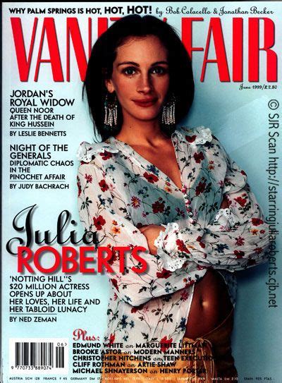 Julia Roberts In Vanity Fair June 1999 Julia Roberts Vanity Fair