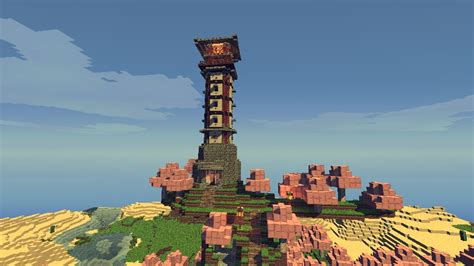 Islandhill Japanese Lighthouse Minecraft Map