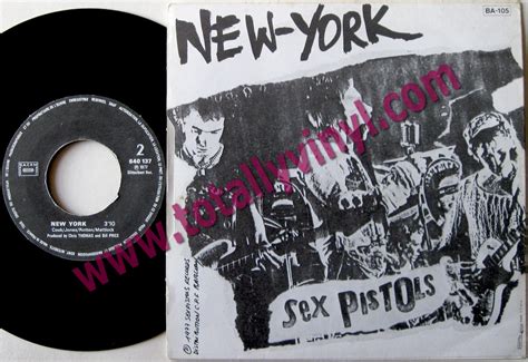 Totally Vinyl Records Sex Pistols Submission New York 7 Inch