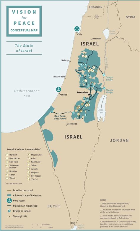 Israel And Palestine Map
