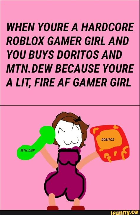 Gamer Girl Roblox Character