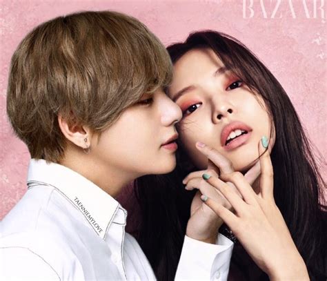 taehyung & jennie uploaded by killthislove on We Heart It