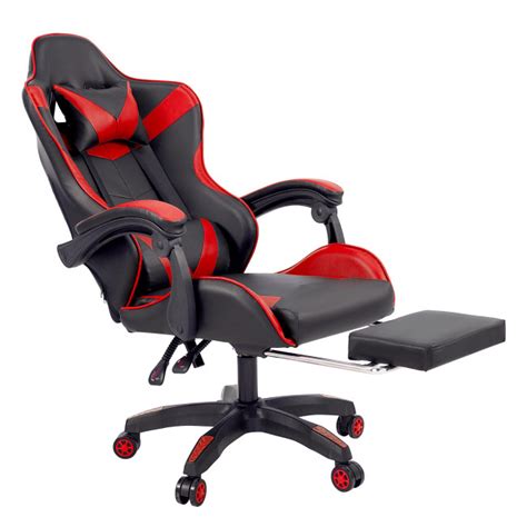 Dandy Brands Ergonomic Reclining Chair Red Computer Chair Office