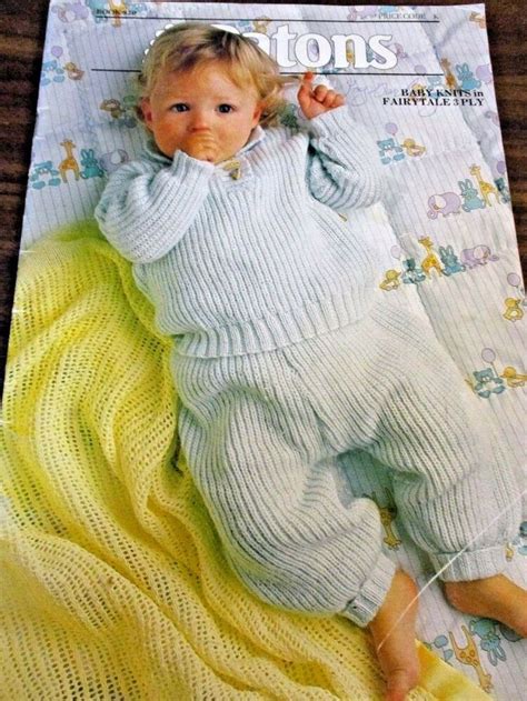 Patons Knitting Pattern Book No 920 Baby Knits EBay