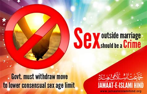 Sex Outside Marriage Should Be A Crime Govt Must Withdraw Move To