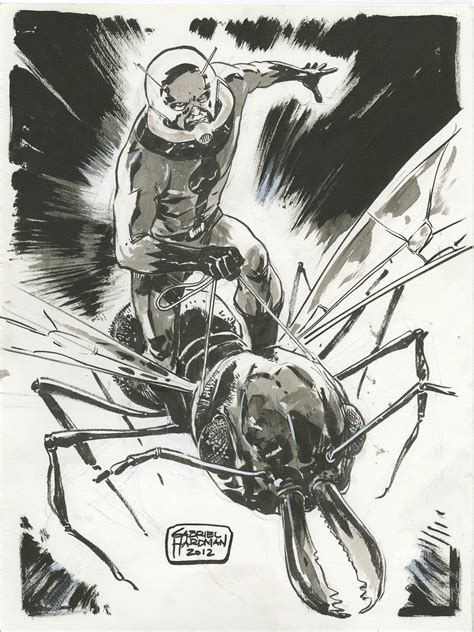 Ant Man By Gabriel Hardman 2012 In Mike Broders