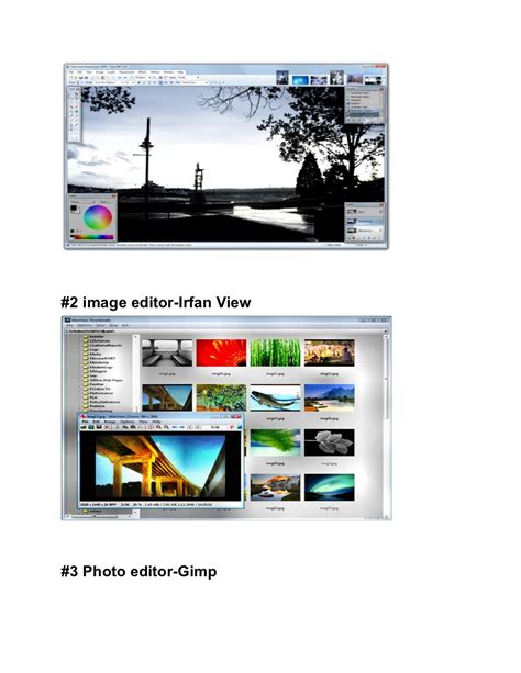 Image and photo manipulation software designed to be used on computers that run windows. 10 free-best-photo-editing-software-download