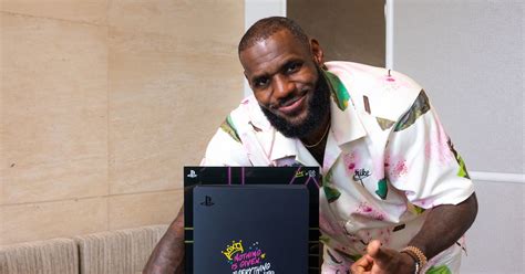 Lebron James Unveils Limited Edition Playstation 5 Console Cover And