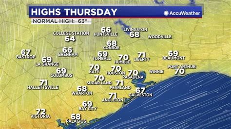 Houston Weather Cold Front Sweeps Through Texas Thursday Abc13 Houston