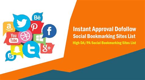 Instant Approval Dofollow Social Bookmarking Sites List Aitechtonic