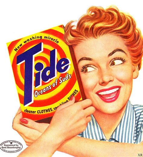 Cheerful Vibrantly Hued Tide Ad From The Mid 50s Vintage Laundry